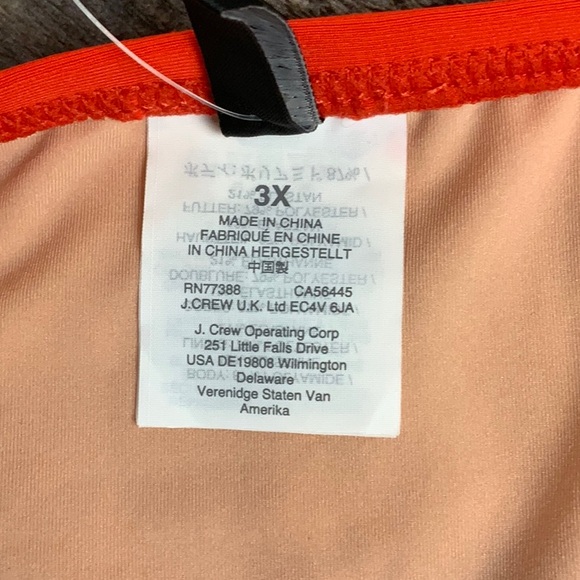 J.Crew Size 3X Boy Short Bikini Bottom Bright Cerise NEW‎ - Picture 6 of 9